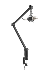Brateck Professional Microphone Boom Arm Stand - Black