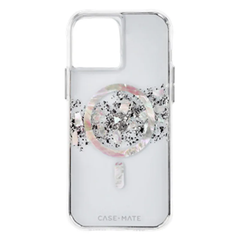 Case-Mate Karat Touch of Pearl Case For iPhone 14 - White/Black