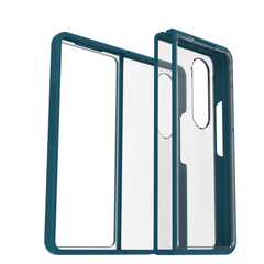 OtterBox Thin Flex Case For Samsung Galaxy Z Fold4 - Clear/Blue