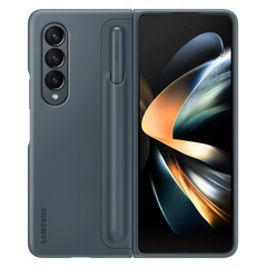 Samsung Standing Cover with Pen For Galaxy Z Fold4 - Grey/Green