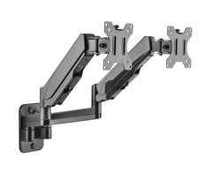 Brateck Dual Monitor Wall Mounted Gas Spring Monitor Arm (17