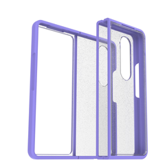 OtterBox Thin Flex Case For Galaxy Z Fold4 - Purple/Clear Glitter