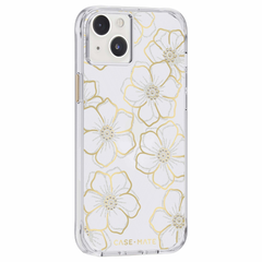 Case-Mate Floral Gems Case For Apple iPhone 14 Plus - Gold