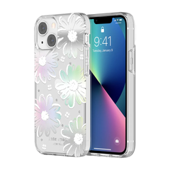 KSNY Protective HS Case For iPhone 13 mini - Daisy Iridescent Foil