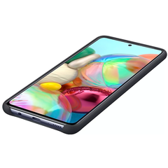 Samsung Galaxy A71 Silicone Cover - Black