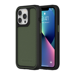 Survivor Earth Case For Apple iPhone 13 Pro - Black/Wild Fern