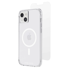 Case-Mate Tough Case and Screen Protector For iPhone 14 Plus - Clear
