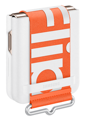 Samsung Silicone Cover With Strap For Galaxy Z Flip4 - White