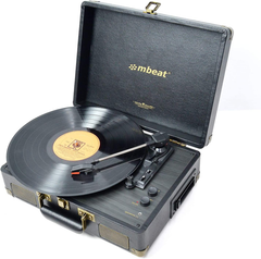 mbeat Uptown Retro Bluetooth Turntable & Cassette Player - Black