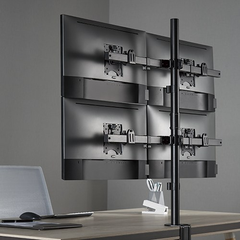 Brateck Pole Mount Quad-Screen Monitor Mount (17