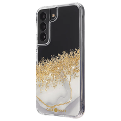 Case-Mate Karat Marble Case For Samsung Galaxy S22 - White Marble