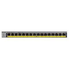 Netgear 16-Port Gigabit Ethernet Switch with 183W PoE Budget- Grey