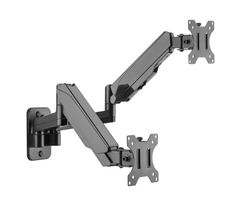 Brateck Dual Monitor Wall Mounted Gas Spring Monitor Arm (17