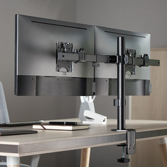 Brateck Pole Mount Dual-Screen Monitor Mount (17