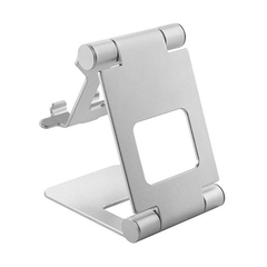 Brateck Aluminium Foldable Stand For Phones and Tablets - Silver
