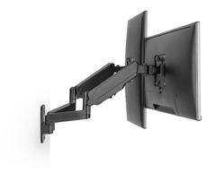 Brateck Dual Monitor Wall Mounted Gas Spring Monitor Arm (17