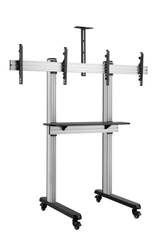 Brateck Dual Screen Video Conferencing TV Cart 45