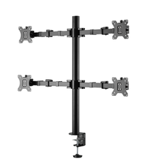 Brateck Quad Monitors Affordable Steel Articulating Monitor Arm