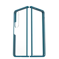 OtterBox Thin Flex Case For Samsung Galaxy Z Fold4 - Clear/Blue