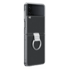 Samsung Galaxy Z Flip4 Clear Cover with Ring - Clear