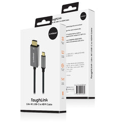 mbeat Tough Link USB-C to HDMI Cable 1.8m - Space Black
