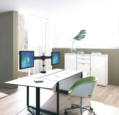Brateck Dual Monitor Arm with Desk Clamp (13