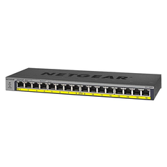 Netgear 16-Port Gigabit Ethernet Switch with 183W PoE Budget- Grey