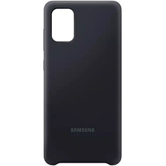 Samsung Galaxy A71 Silicone Cover - Black