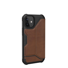 UAG Metropolis Supple Italian Case For iPhone 12 mini - Brown