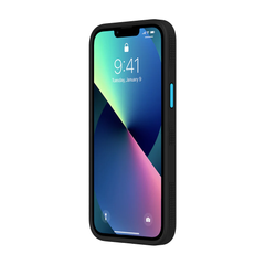 Incipio Optum Case For Apple iPhone 13 Pro Max-Black/Electric Blue
