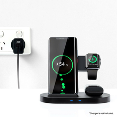 mbeat Gorilla Power Dual Wireless Charging Pad - Black