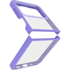 OtterBox Thin Flex Case For Galaxy Z Flip4 - Purple/Clear Glitter