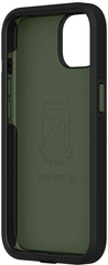 Survivor Earth Case For Apple iPhone 13 - Black/Wild Fern
