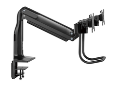 Brateck Dual Monitors Select Gas Spring Aluminum Monitor Arm - Black