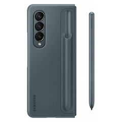 Samsung Standing Cover with Pen For Galaxy Z Fold4 - Grey/Green