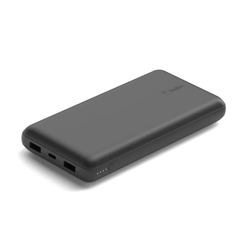 Belkin BOOSTCHARGE 20K mAh USB-A/USB-C Power Bank (15W) - Black