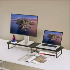 mbeat activiva Dual Monitor Riser - Black