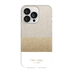 KSNY Protective HS Case For iPhone 13 Pro Max -Glitter Block White