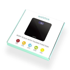 mbeat Activiva Digital Voice Talking Scale - Black