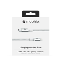 Mophie Lightning to USB-C Cable (1.8M) - White