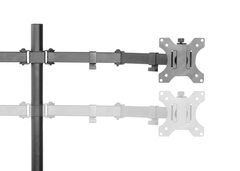 Brateck Double Joint Articulating Steel Dual Monitor Arm 13’’-32’’