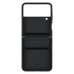 Samsung Galaxy Z Flip4 Flap Leather Cover - Black