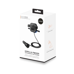mbeat 10W Wireless Car Charger with 2.4A USB Charging - Black