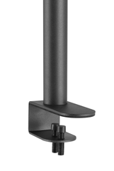 Brateck Dual Monitor Mount w/Arm & Desk Clamp - Black