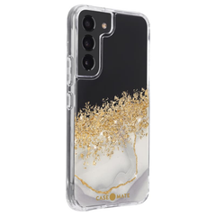 Case-Mate Karat Marble Case For Samsung Galaxy S22 - White Marble