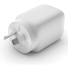 Belkin BOOST CHARGE Dual USB-C GaN Wall Charger with PPS 65W-White