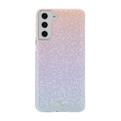 KSNY HS Protect Case For Samsung Galaxy S21+ - Ombre Glitter Pink