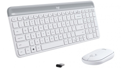 Logitech MK470 Slim Wireless Keyboard & Mouse Combo - Off White