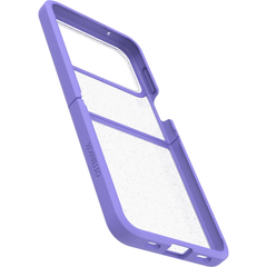OtterBox Thin Flex Case For Galaxy Z Flip4 - Purple/Clear Glitter