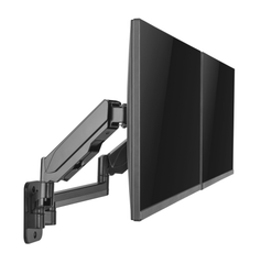 Brateck Dual Monitor Wall Mounted Gas Spring Monitor Arm (17